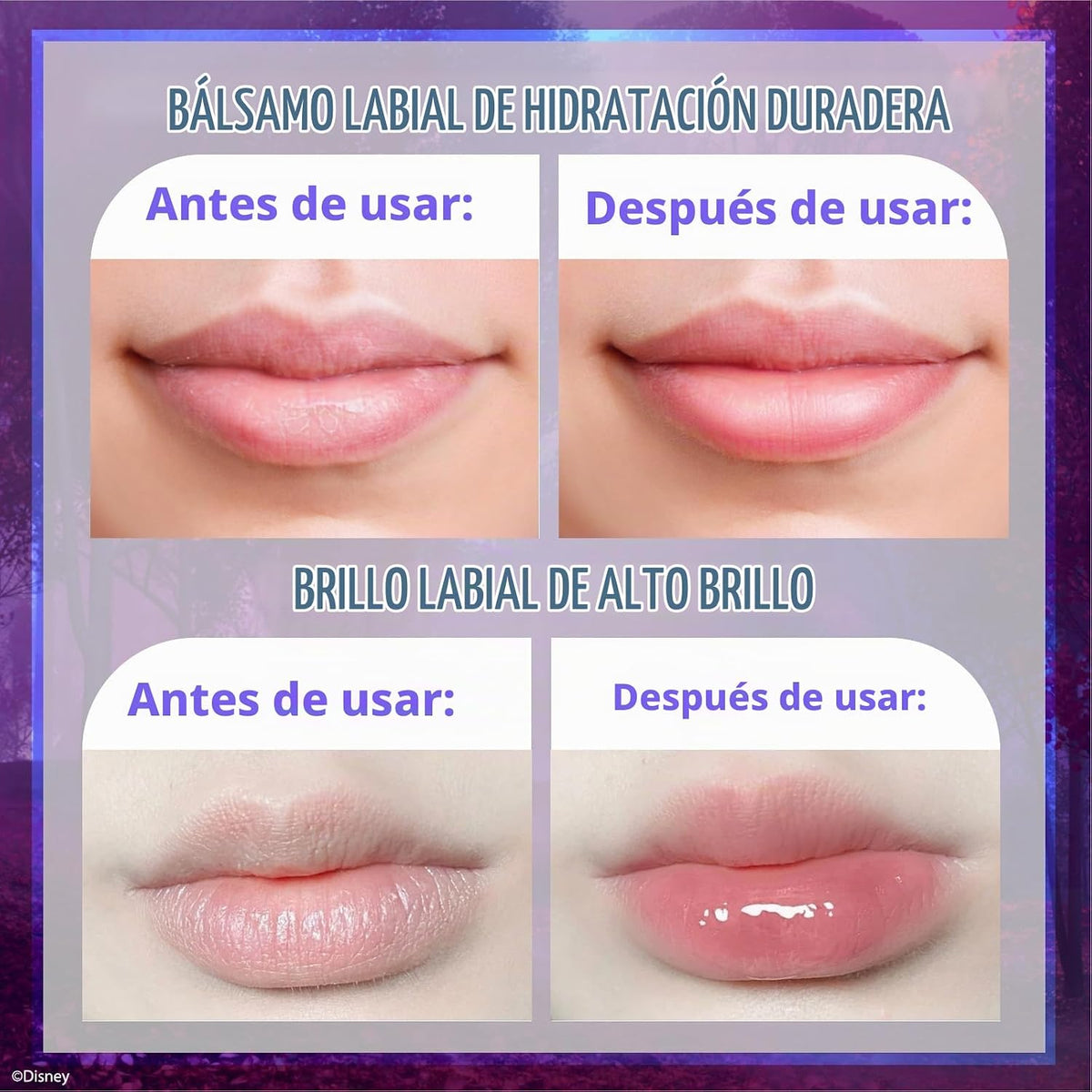 Conjunto de maletín mini tren de belleza de Frozen de Disney incluy...