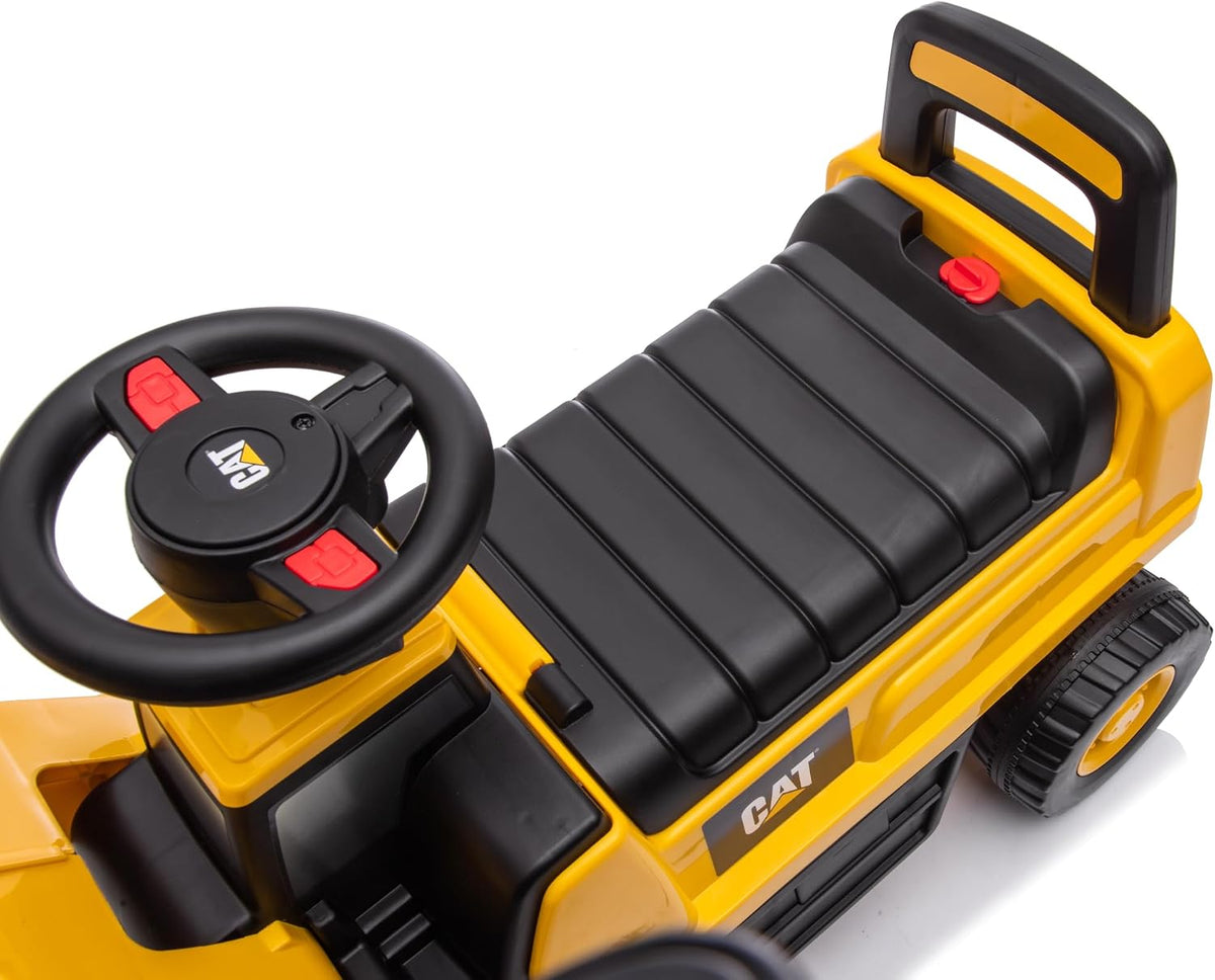 Best Ride On Cars CAT - Coche de empuje con cargador frontal, jugue...
