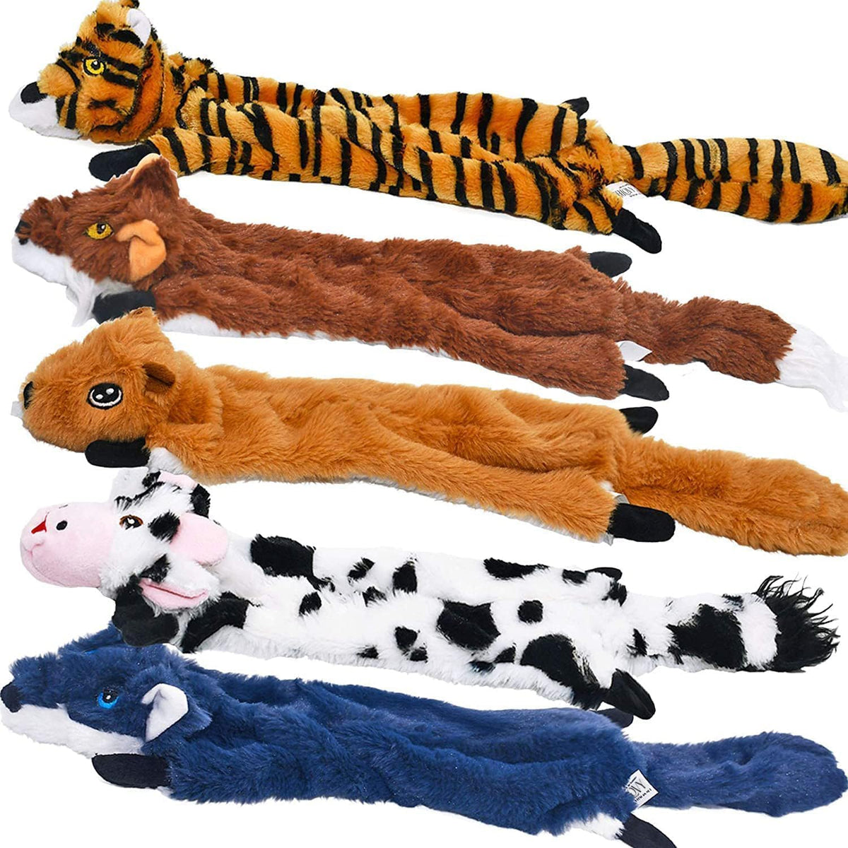 SHARLOVY Juguetes chirriantes para perros, paquete de 5, juguete ar...