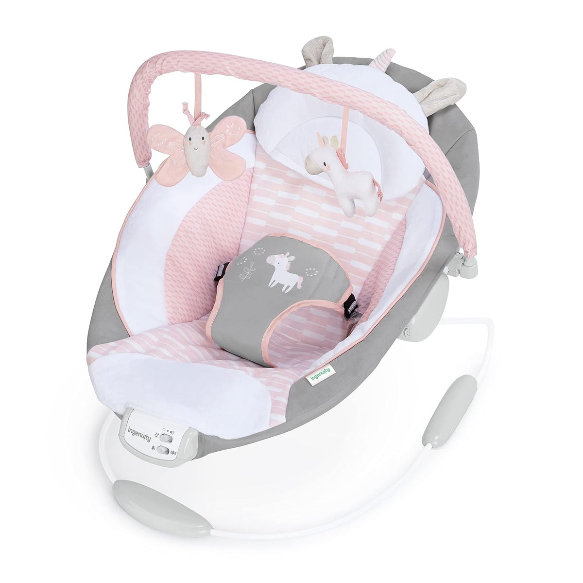 Ingenuity Hamaca Relajante para Bebé Asiento Infantil con Vibracion...