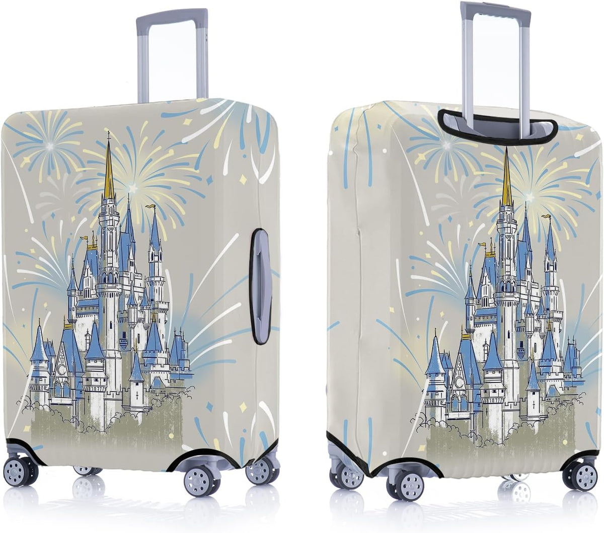 Vehcimbev Funda de equipaje lavable elástica para maleta de viaje,...