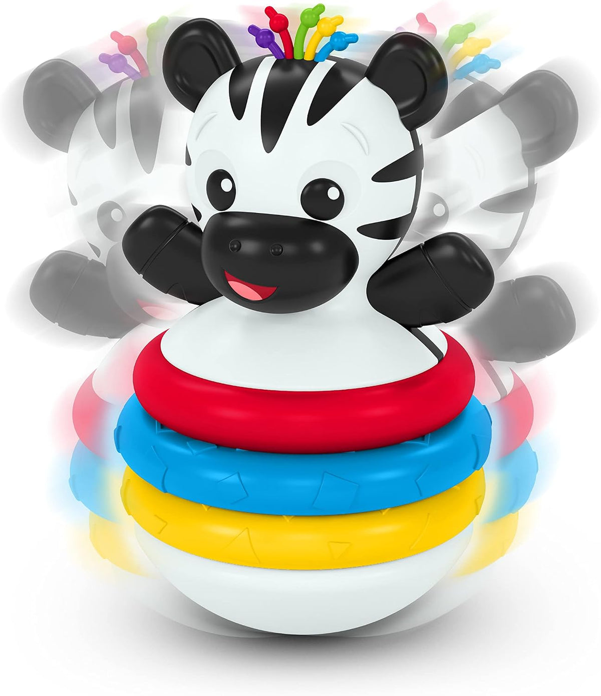 Baby Einstein Stack &amp; Wobble Zen - Juguete mordedor sin BPA par...