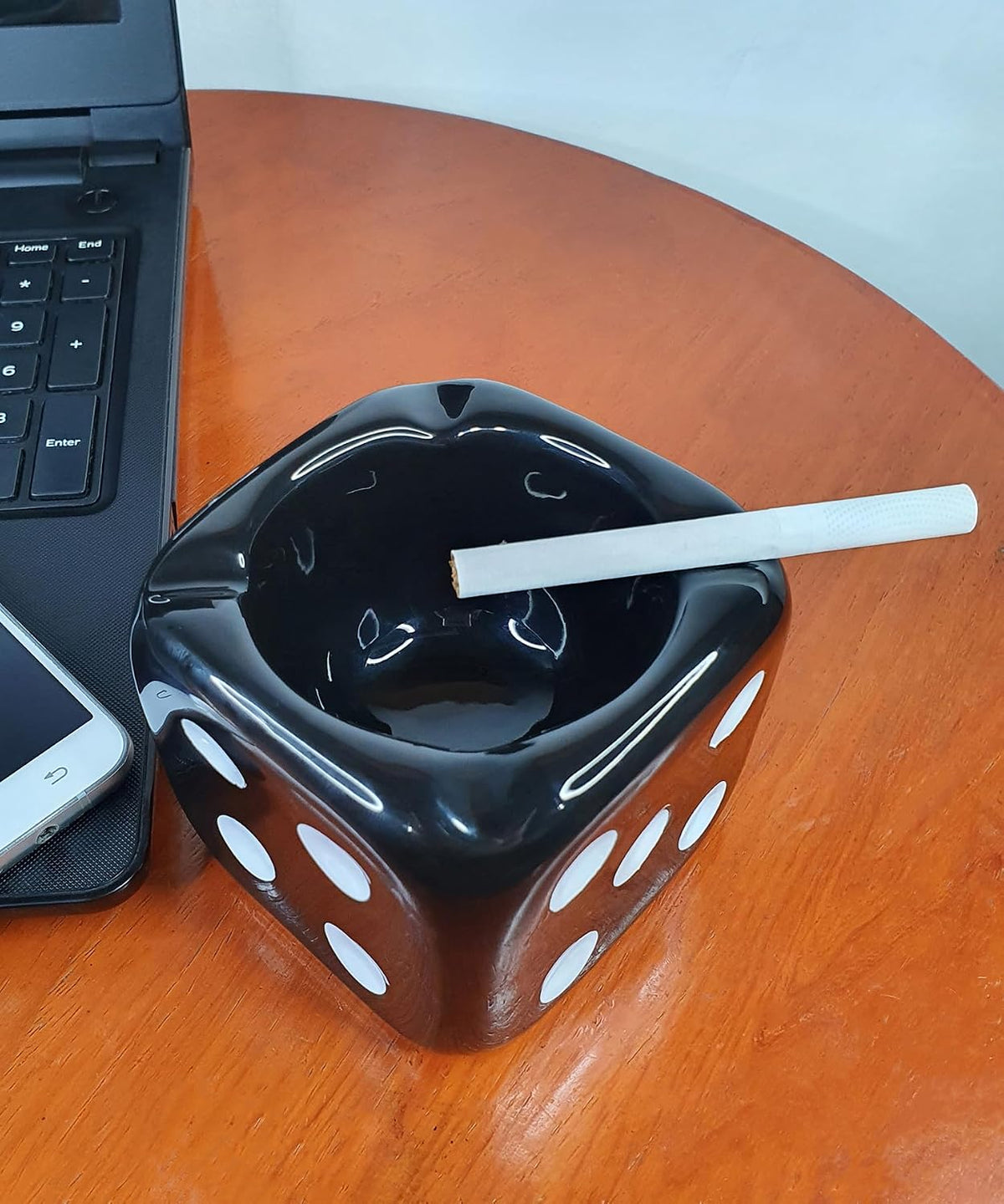 Jeuristic Ceniceros para Cigarrillos Dados Cenicero - Negro | Cenic...