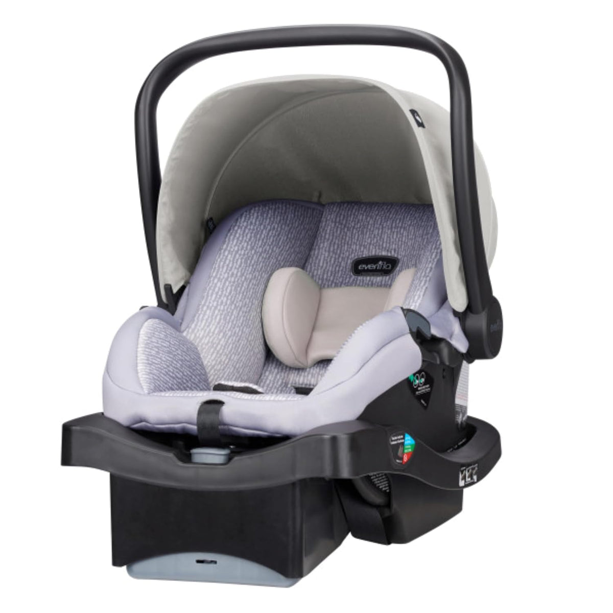 Evenflo LiteMax 30 Asiento infantil para automóvil (River Stone)