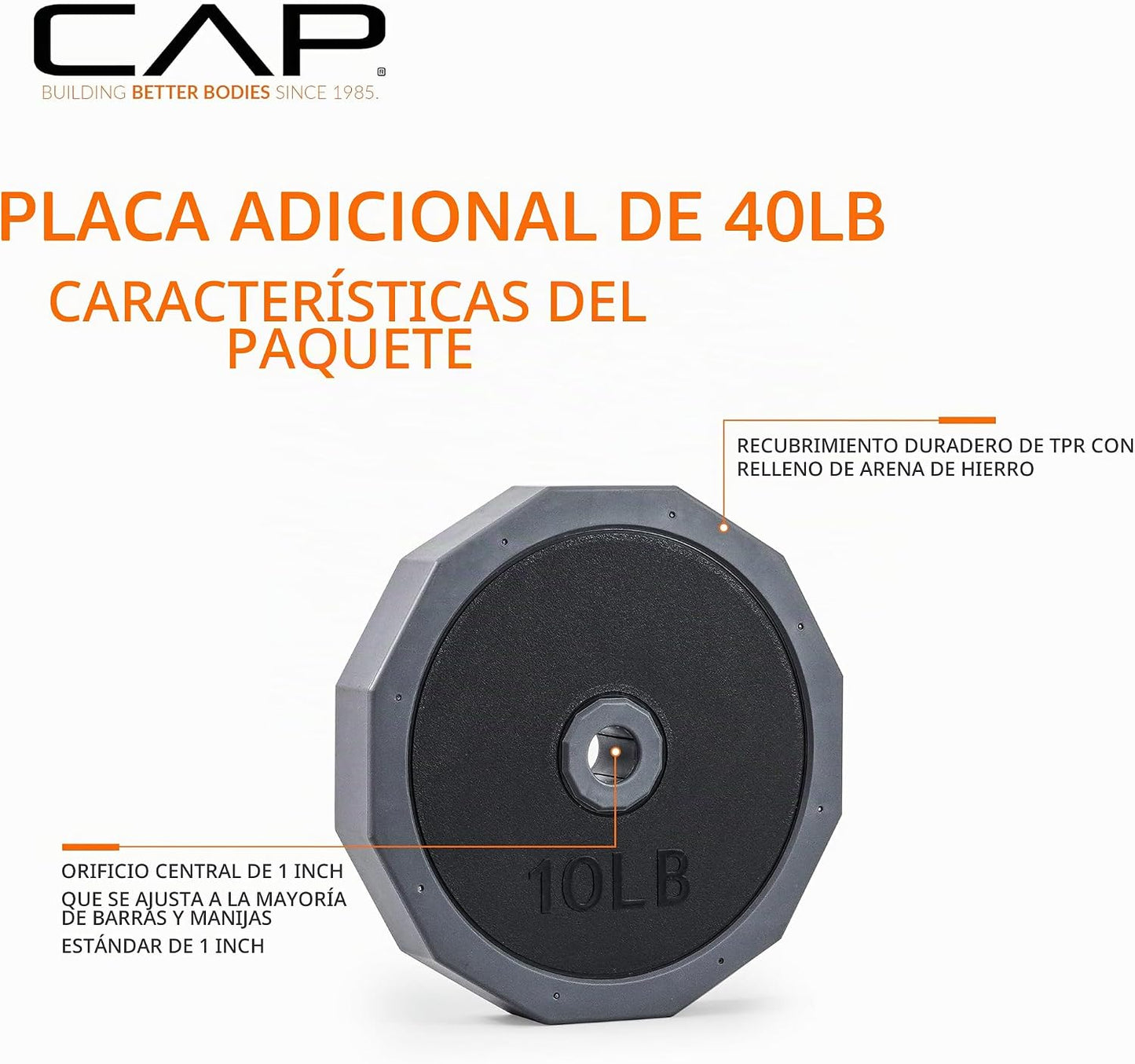CAP Barbell Juego de Pesas Ajustables Multiusos - Mancuerna Versáti...