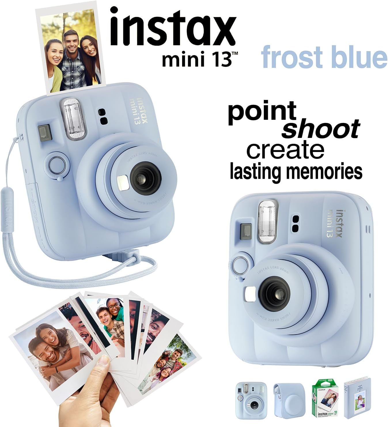 Fujifilm Instax Mini 13 Cámara instantánea 60 películas y accesorio...