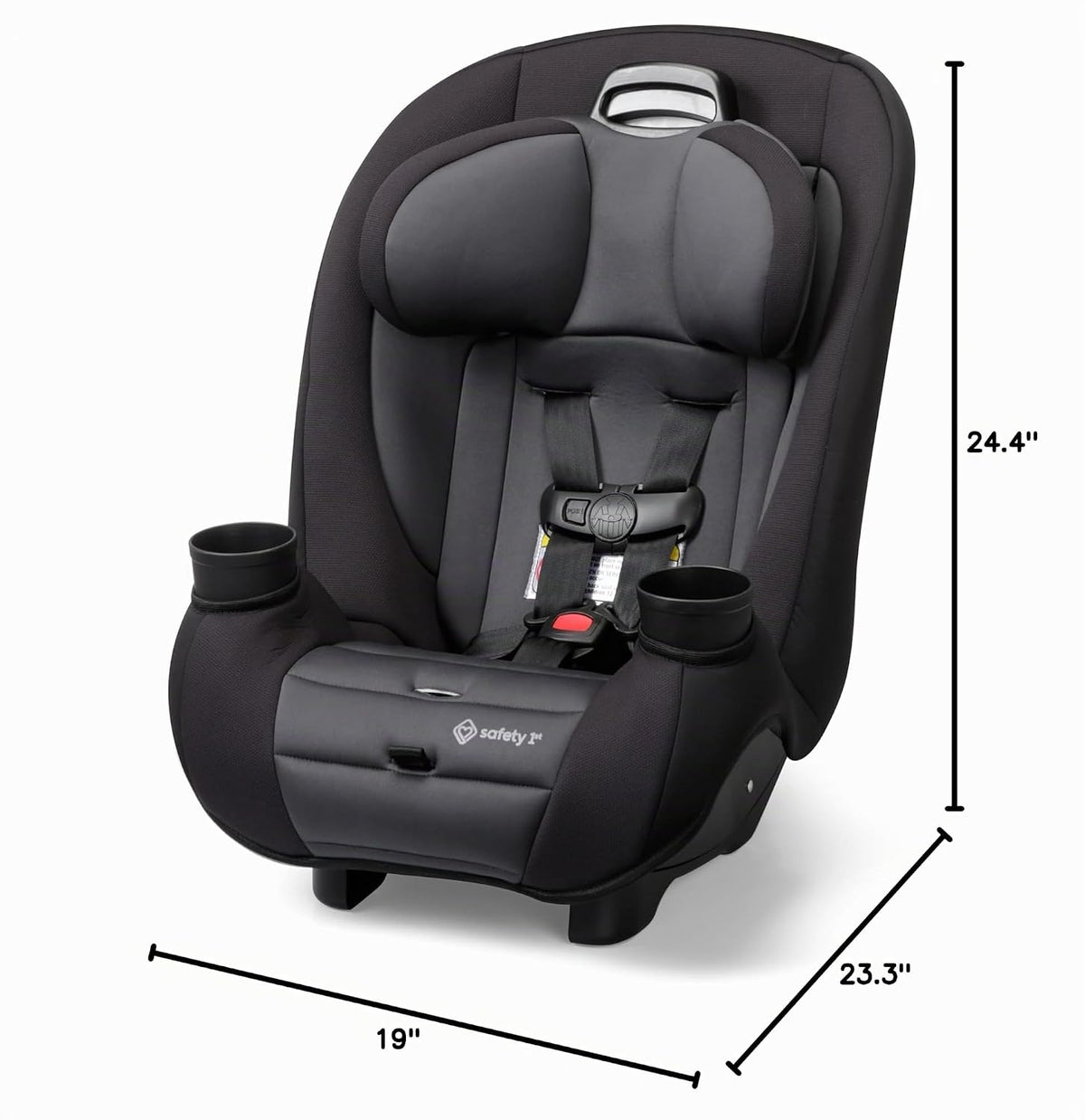 Safety 1st Ellaris - Asiento de seguridad convertible 3 en 1, diseñ...