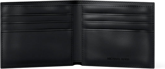 Michael Kors Cartera Billfold Mason para hombre, MK Signature\/Negr...