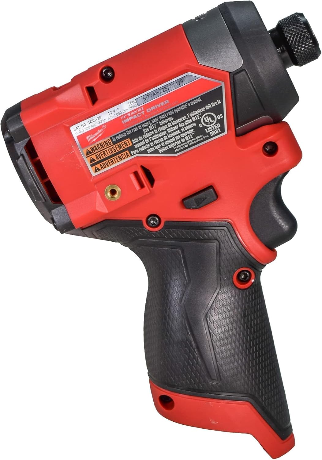Milwaukee 3453-20 12V Fuel 1\/4" Destornillador de impacto hexa...