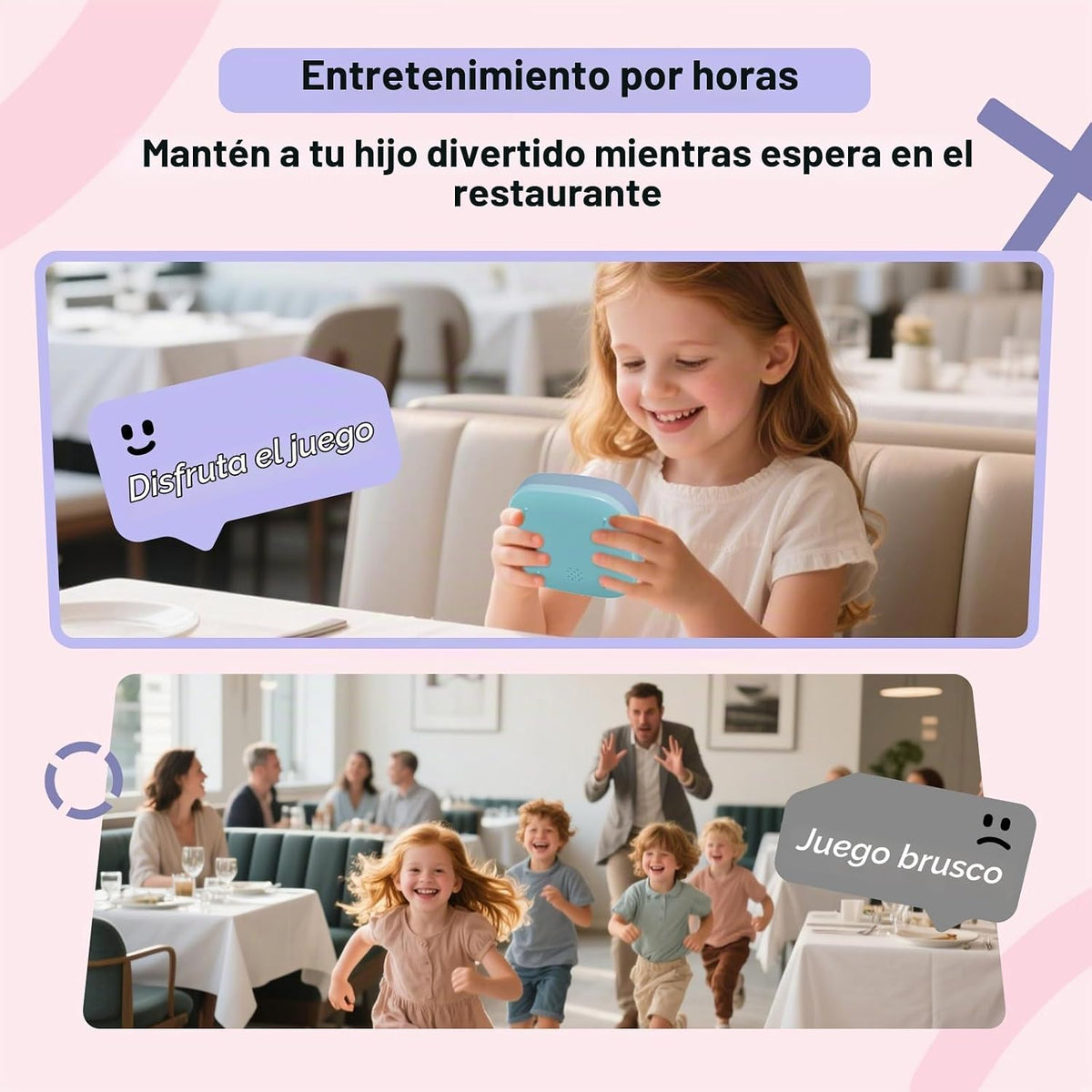 BearHonie Tic Tac Toe - Juego de rompecabezas electrónico portátil...