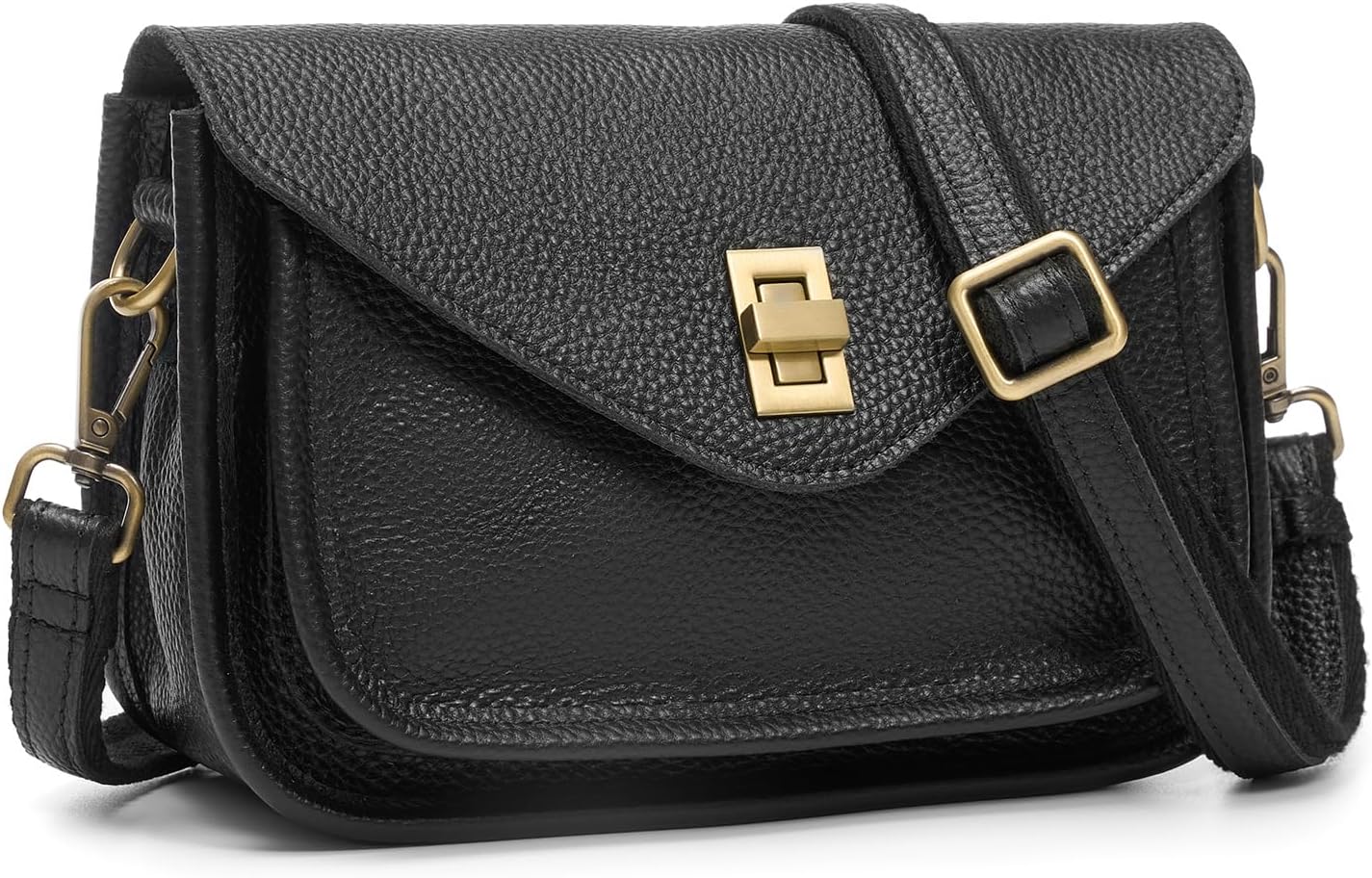 UEIRY Bolsos bandolera de cuero genuino para mujer, bolsos cruzados...