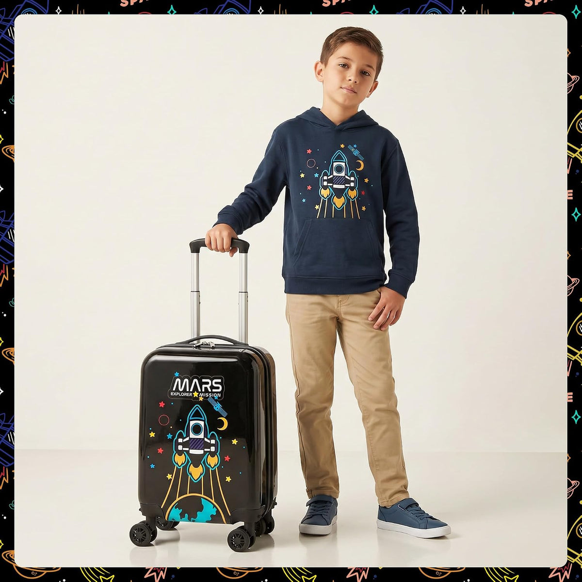Homskiii Juego de maletas para niños, 5 piezas, equipaje rígido de...