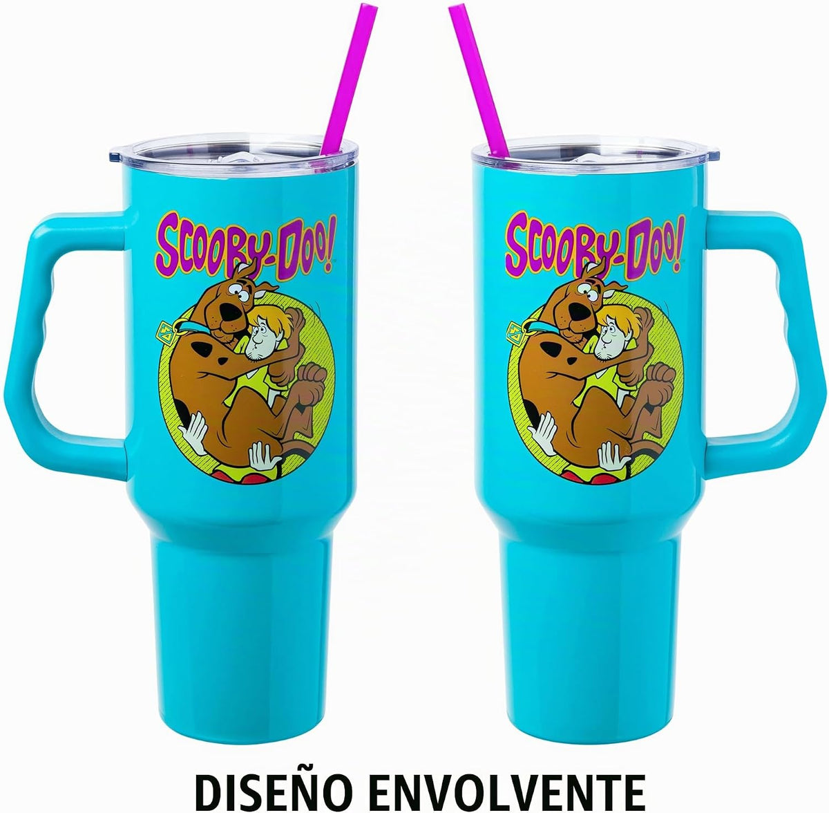 Silver Buffalo Scooby-Doo Shaggy, vaso de acero inoxidable, 40 onza...