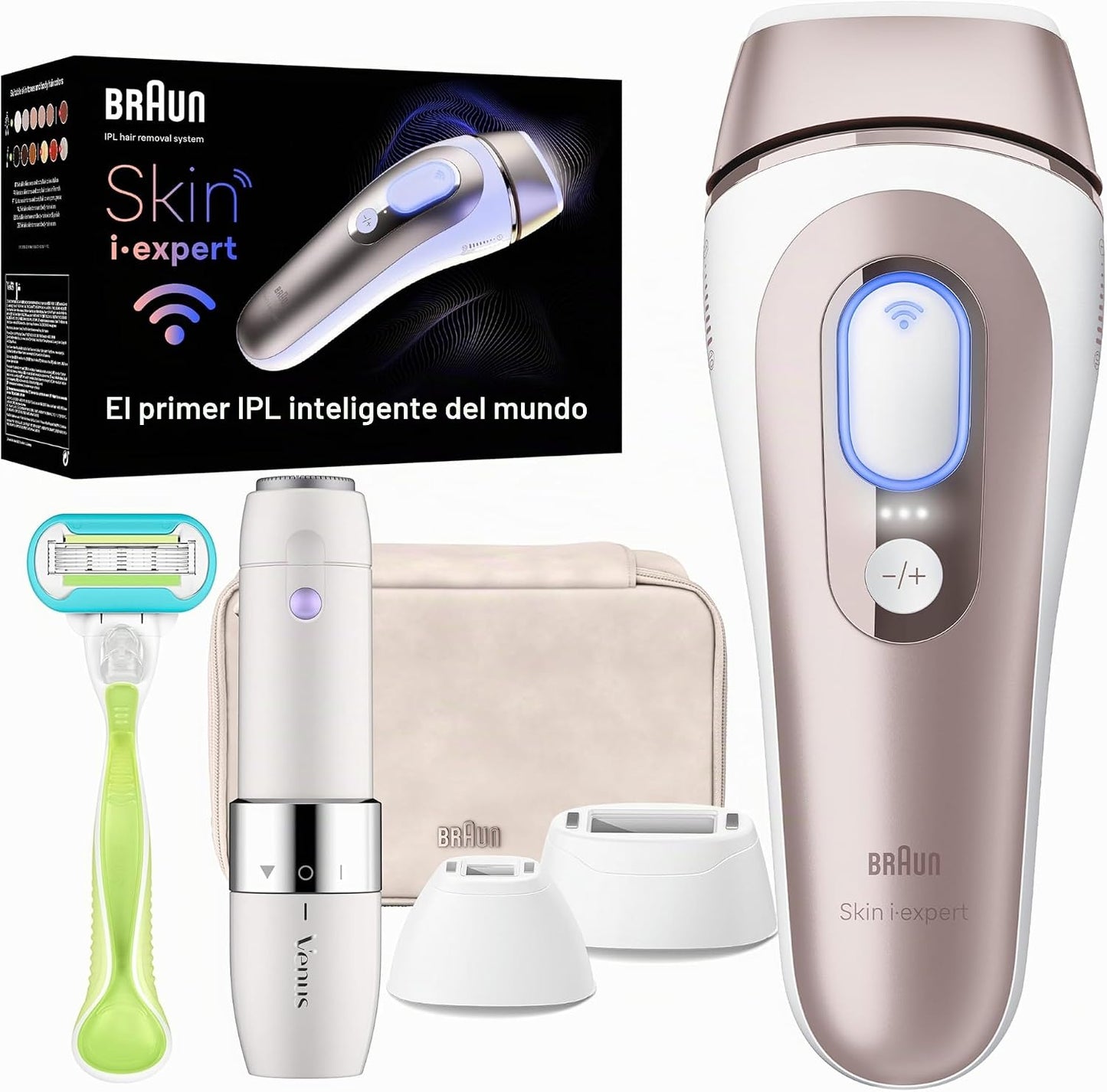 Braun Skin i-Expert Smart IPL PL7219 - Depilación láser para mujere...
