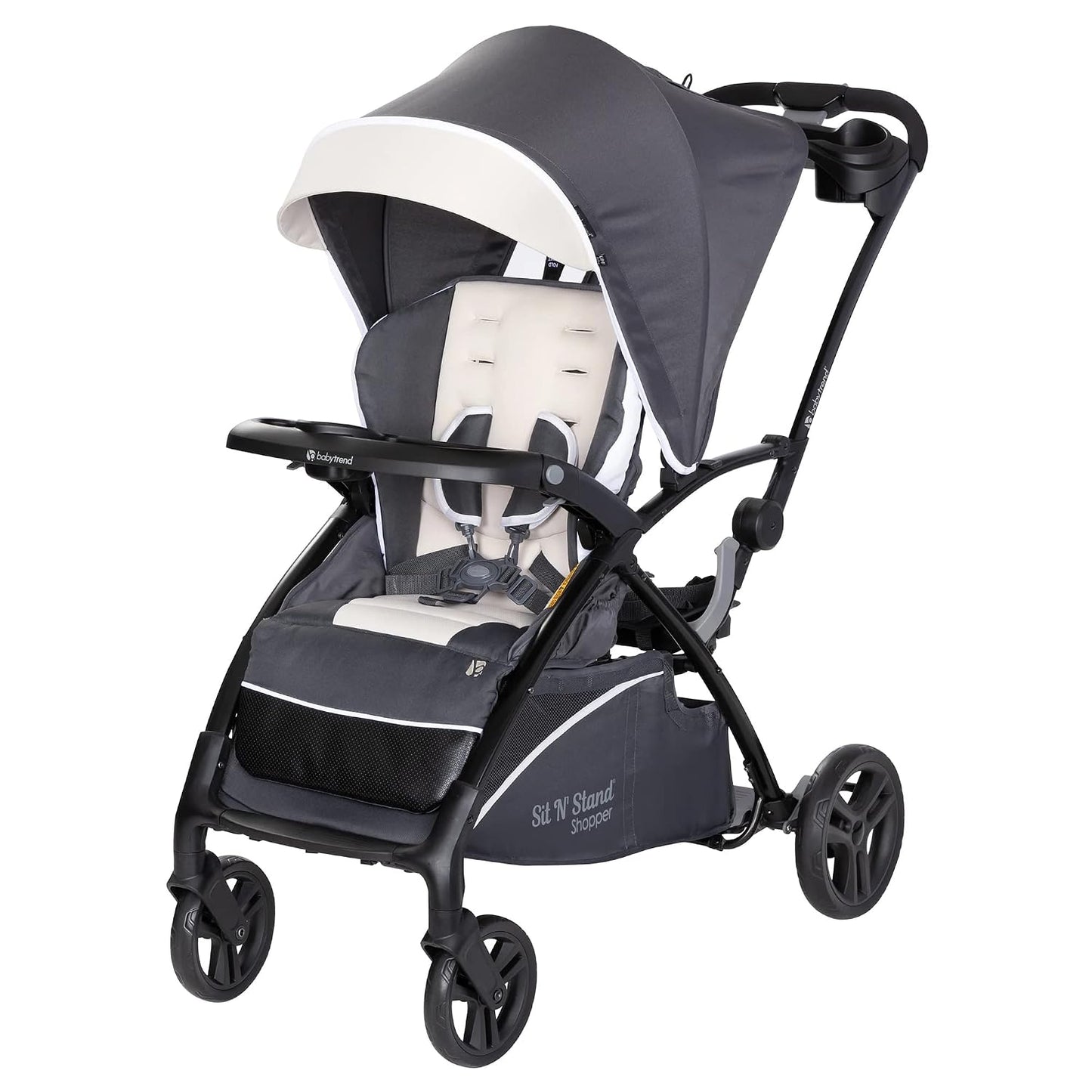 Baby Trend Sit N' Stand - Cochecito 5 en 1 con toldo y cesta de...