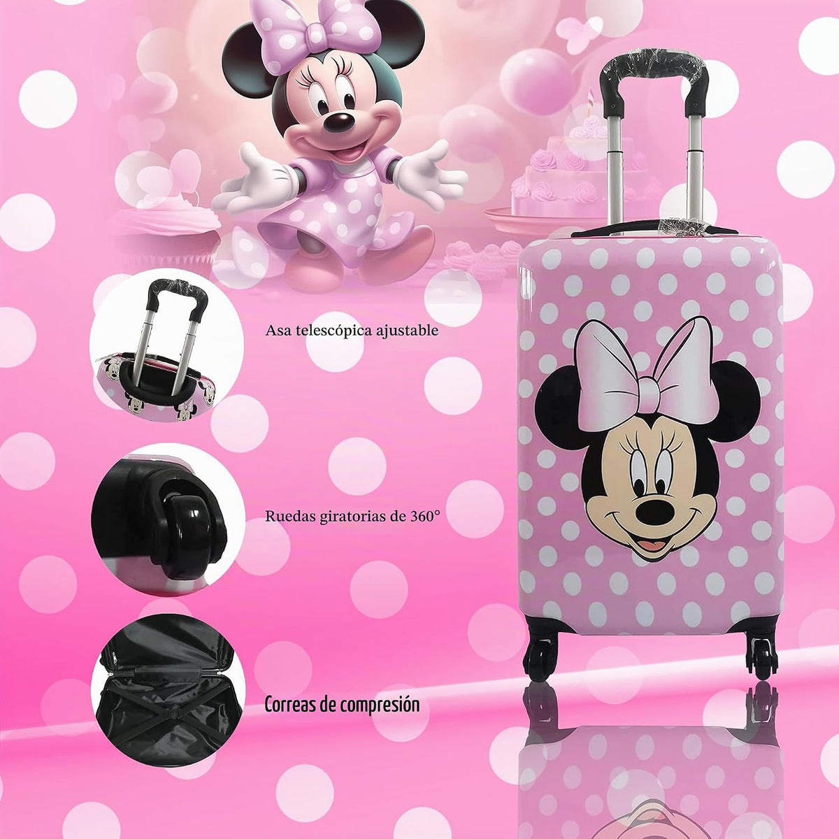 Fast Forward Equipaje de 20 Pulgadas para Niños - Maleta de Viaje R...