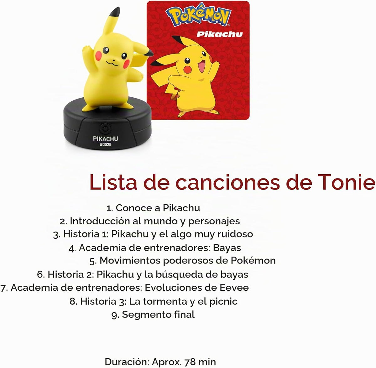 Toniebox - Juego de iniciación de 2 reproductores de audio Pokémon...