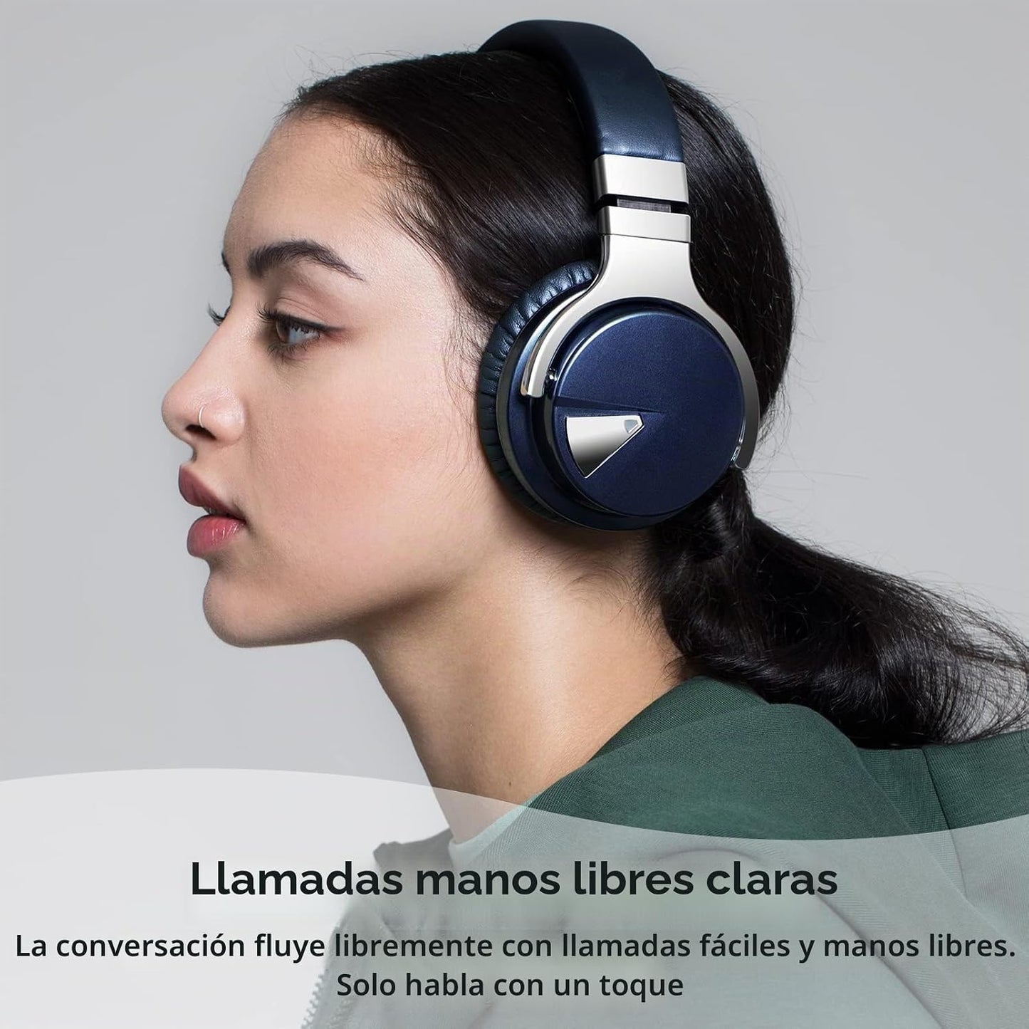 Silensys E7 Auriculares con cancelación activa de ruido Bluetooth c...
