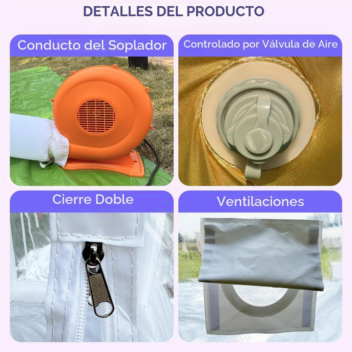 Cúpula inflable de la casa de la burbuja de 10ft para los niños, ti...
