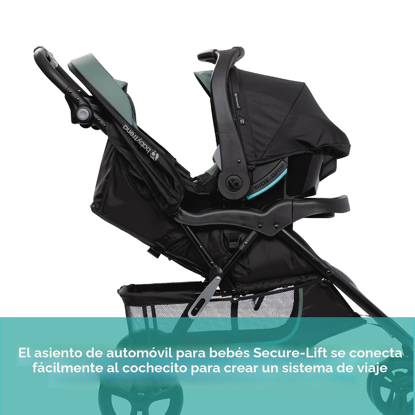 Sistema de viaje Baby Trend EZ Ride SE con asiento de auto infantil...