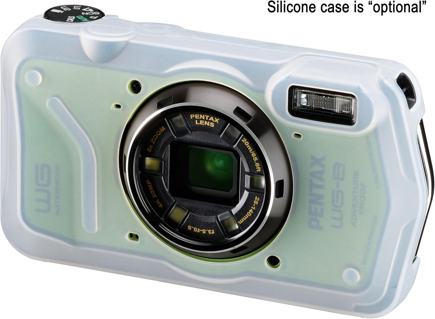 PENTAX WG-8 - Cámara de aventura verde para todo tipo de clima, con...