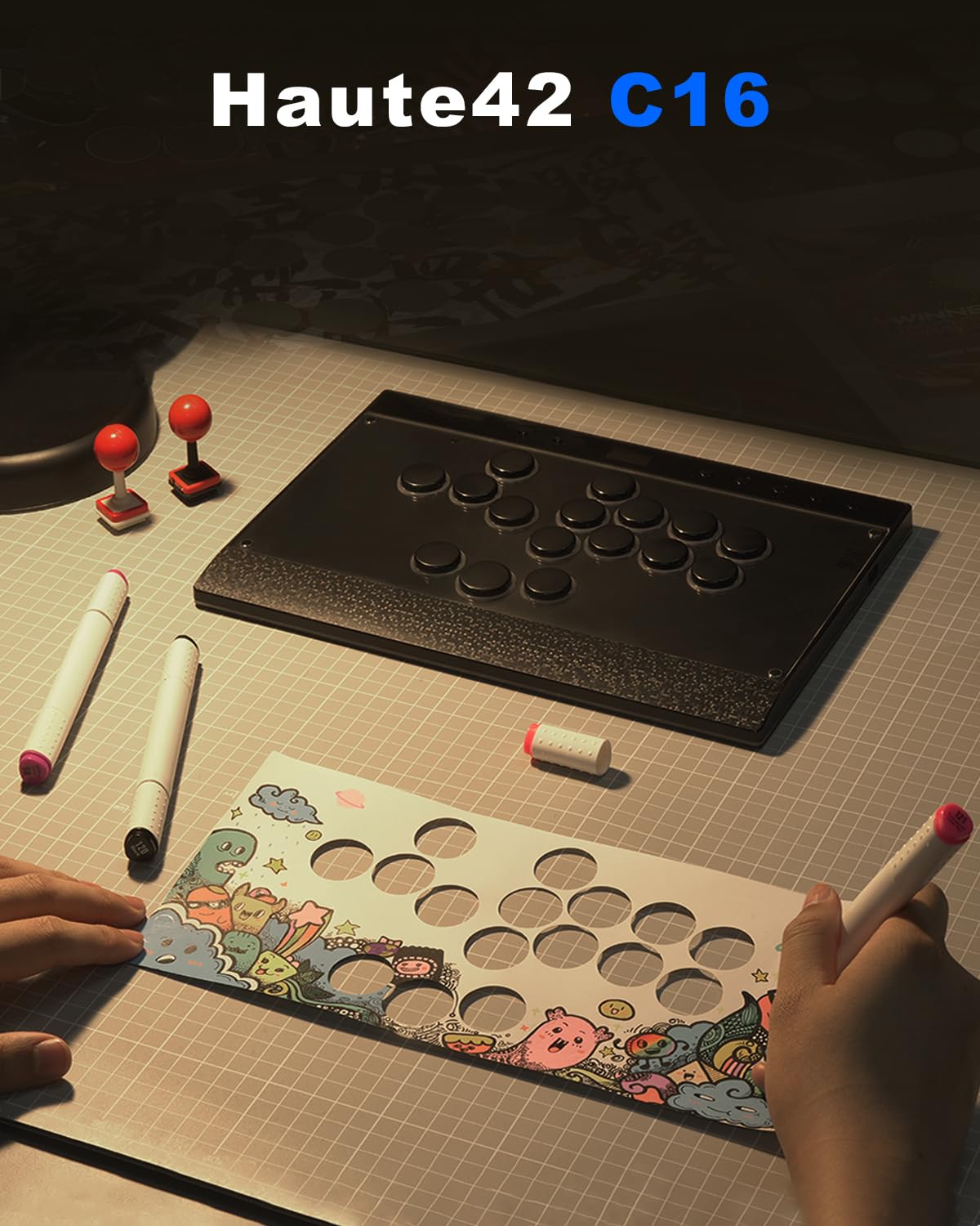 Haute42 Controlador sin palanca para juegos arcade: Serie magnética...