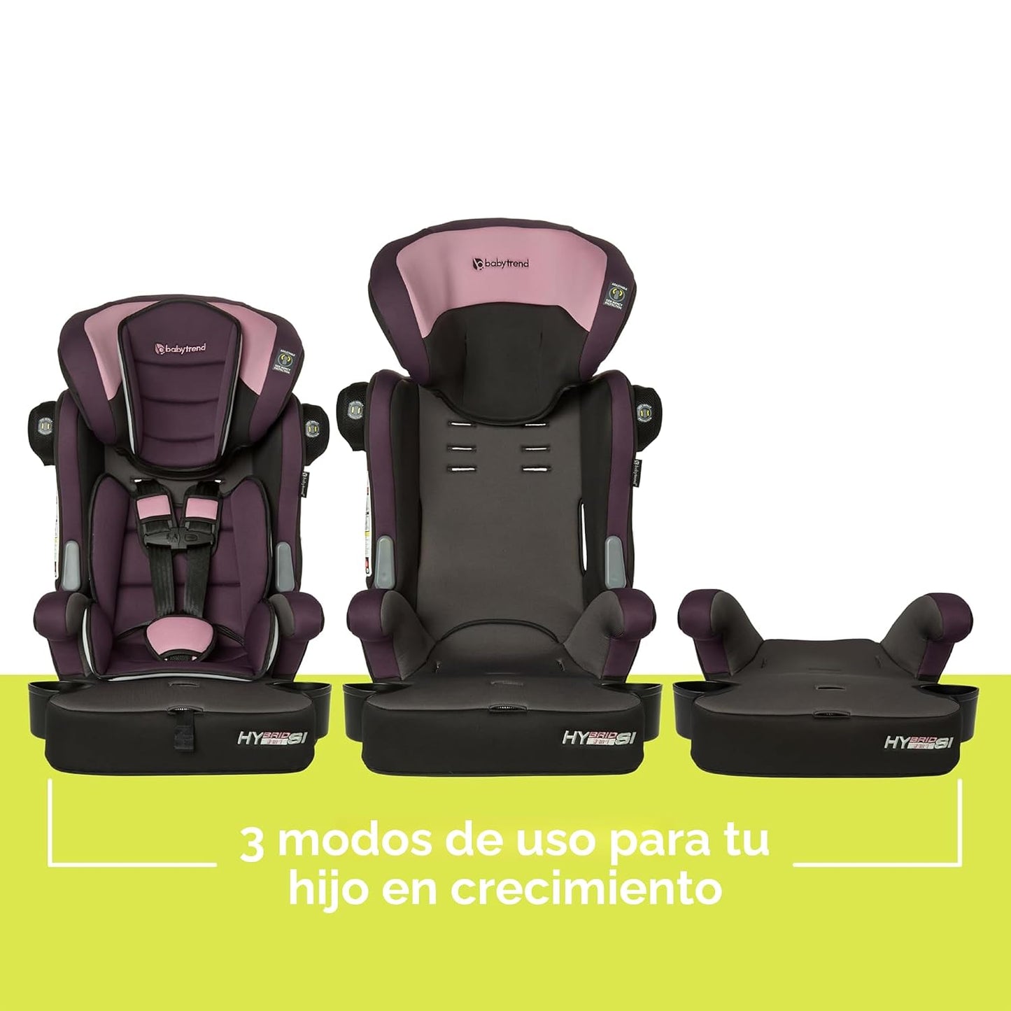 Baby Trend Hybrid SI 3 en 1 - Asiento de coche con refuerzo de comb...