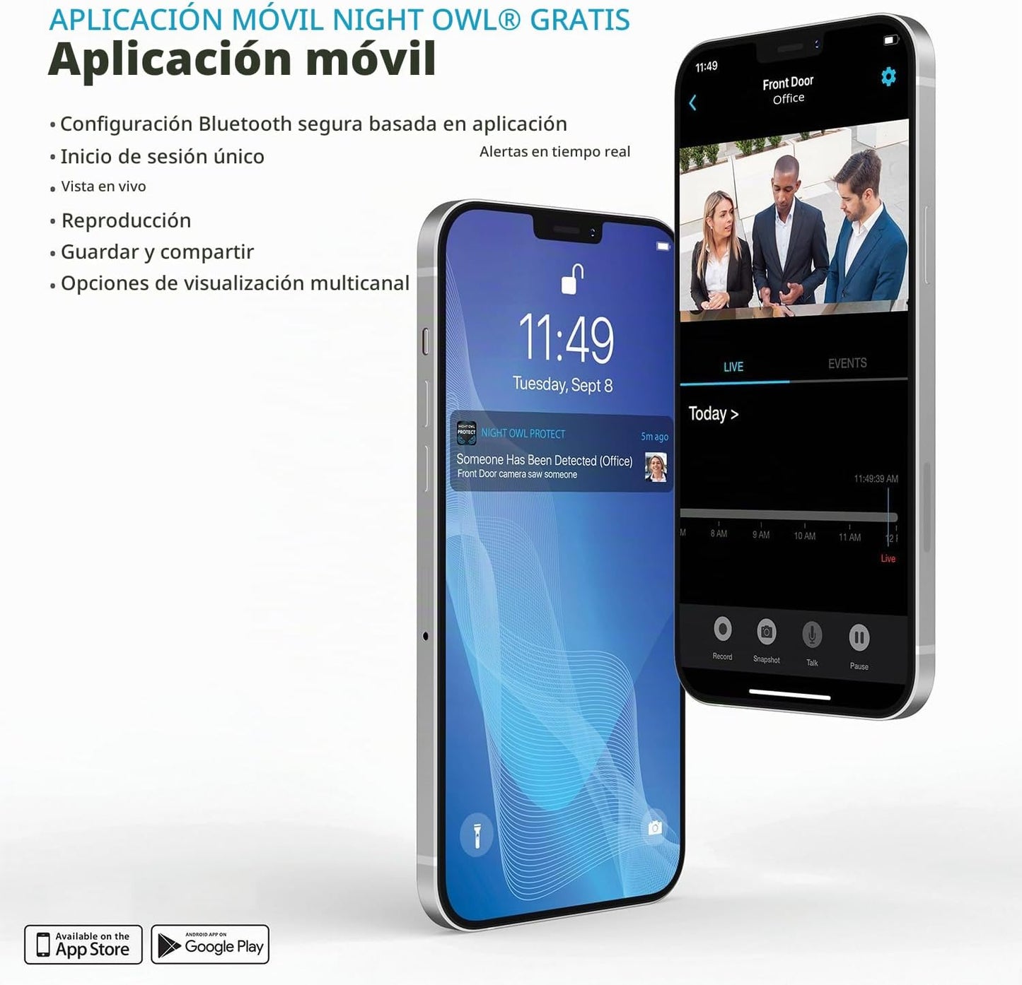 Night Owl Audio bidireccional 20 canales 1080p video DVR de segurid...
