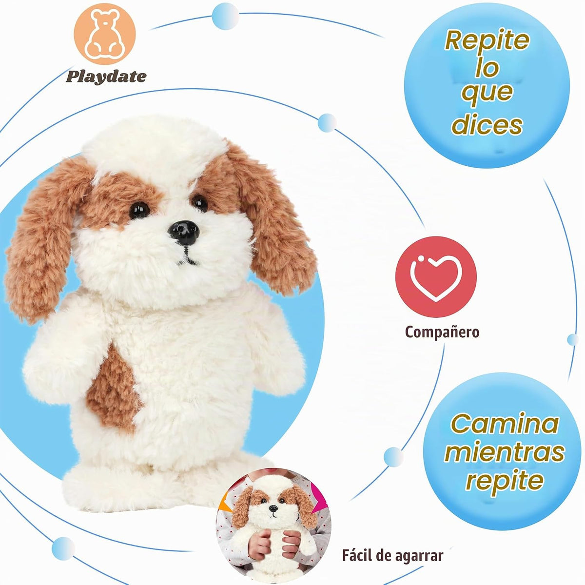 Hopearl - Cockapoo parlante, perro cantante que repite lo que dices...