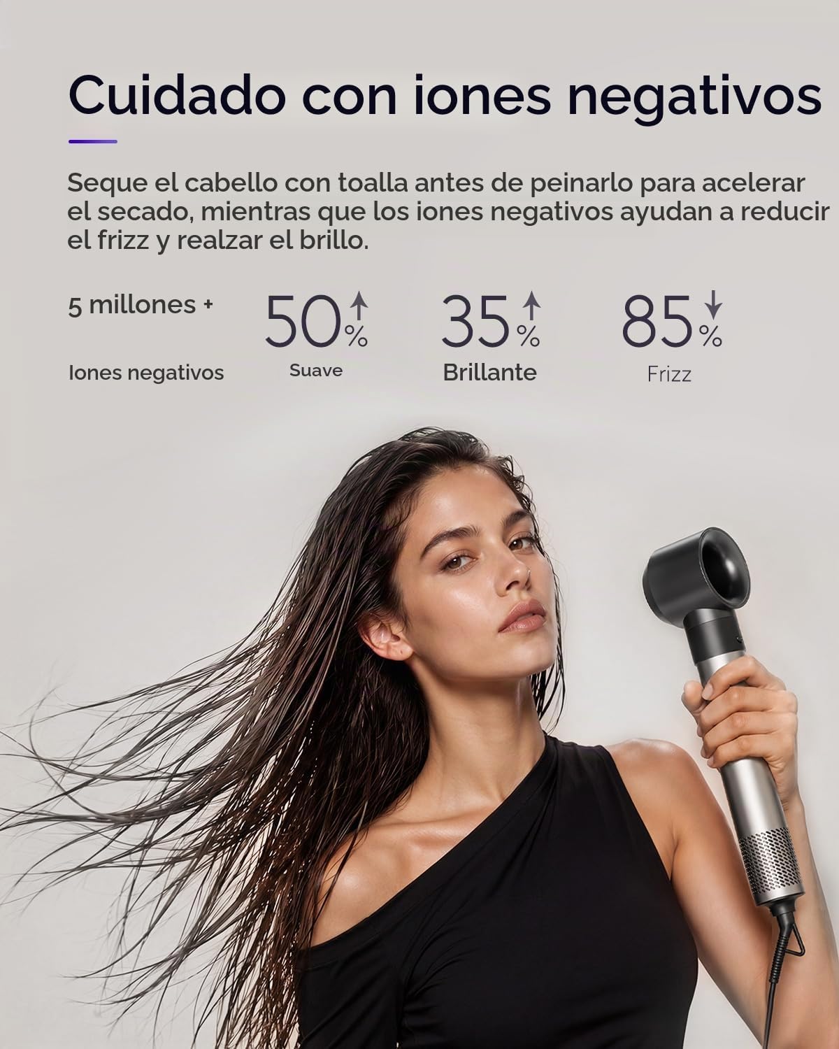 7MAGIC 6 en 1 Multi Hair Styler &amp; Cepillo Secador de Pelo de Al...