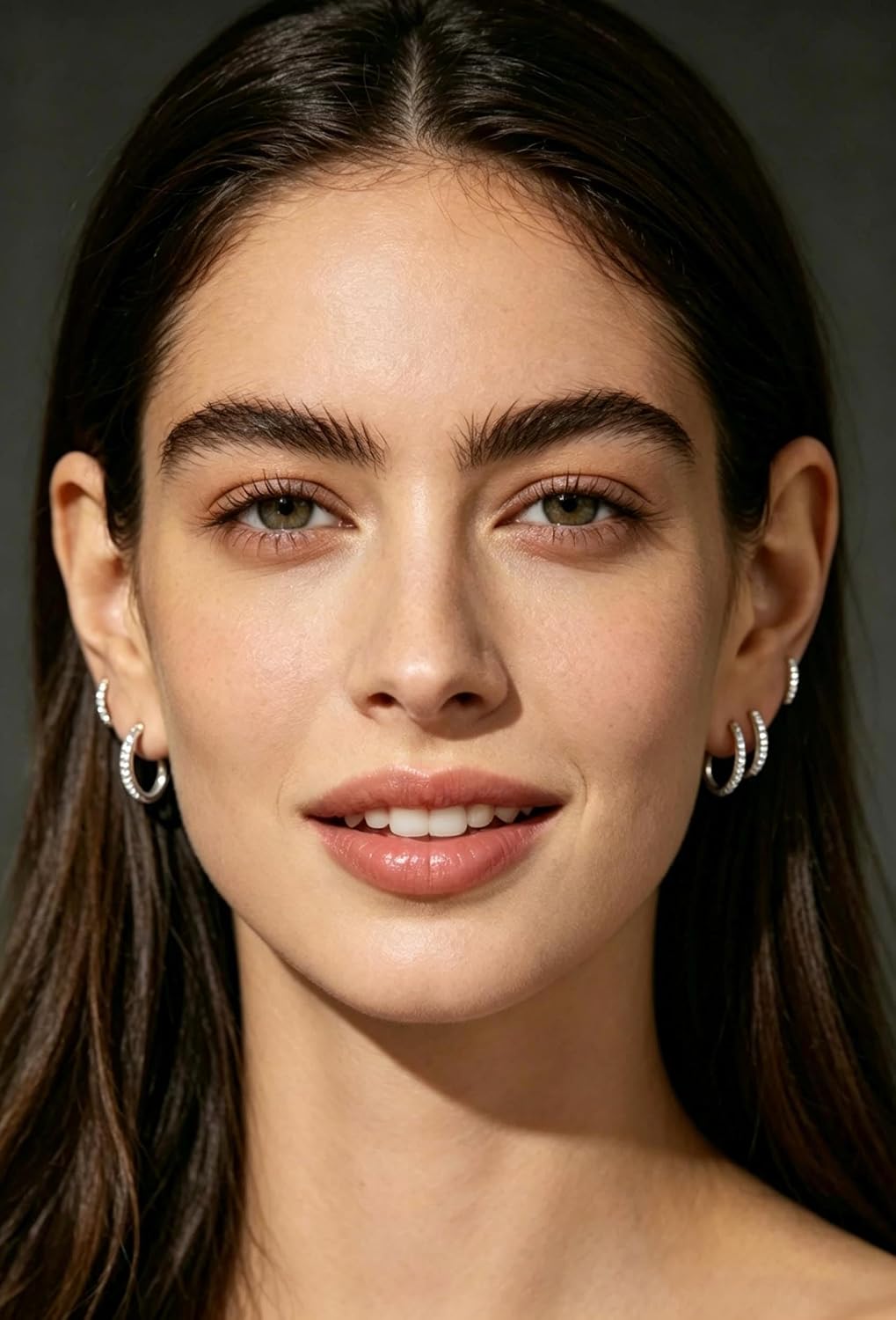 Juego de 3 pares de aretes de aro de oro para mujer, joyería de mod...