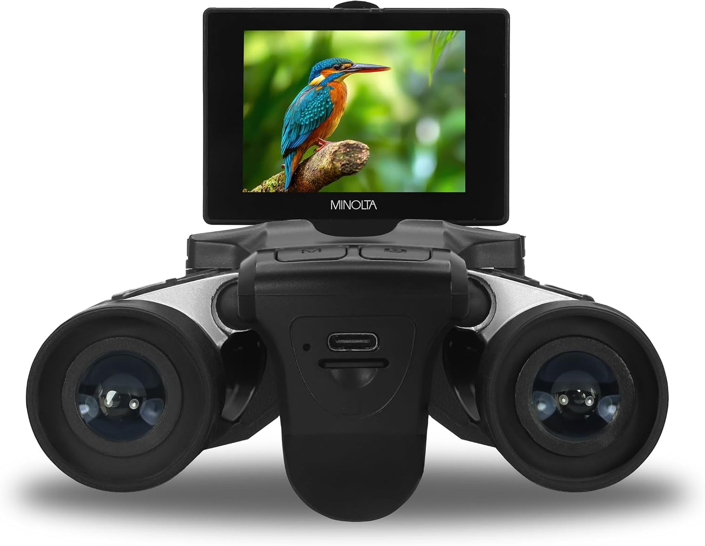 Minolta binoculares digitales 12x32 - Cámara de video 4K UHD, foto...