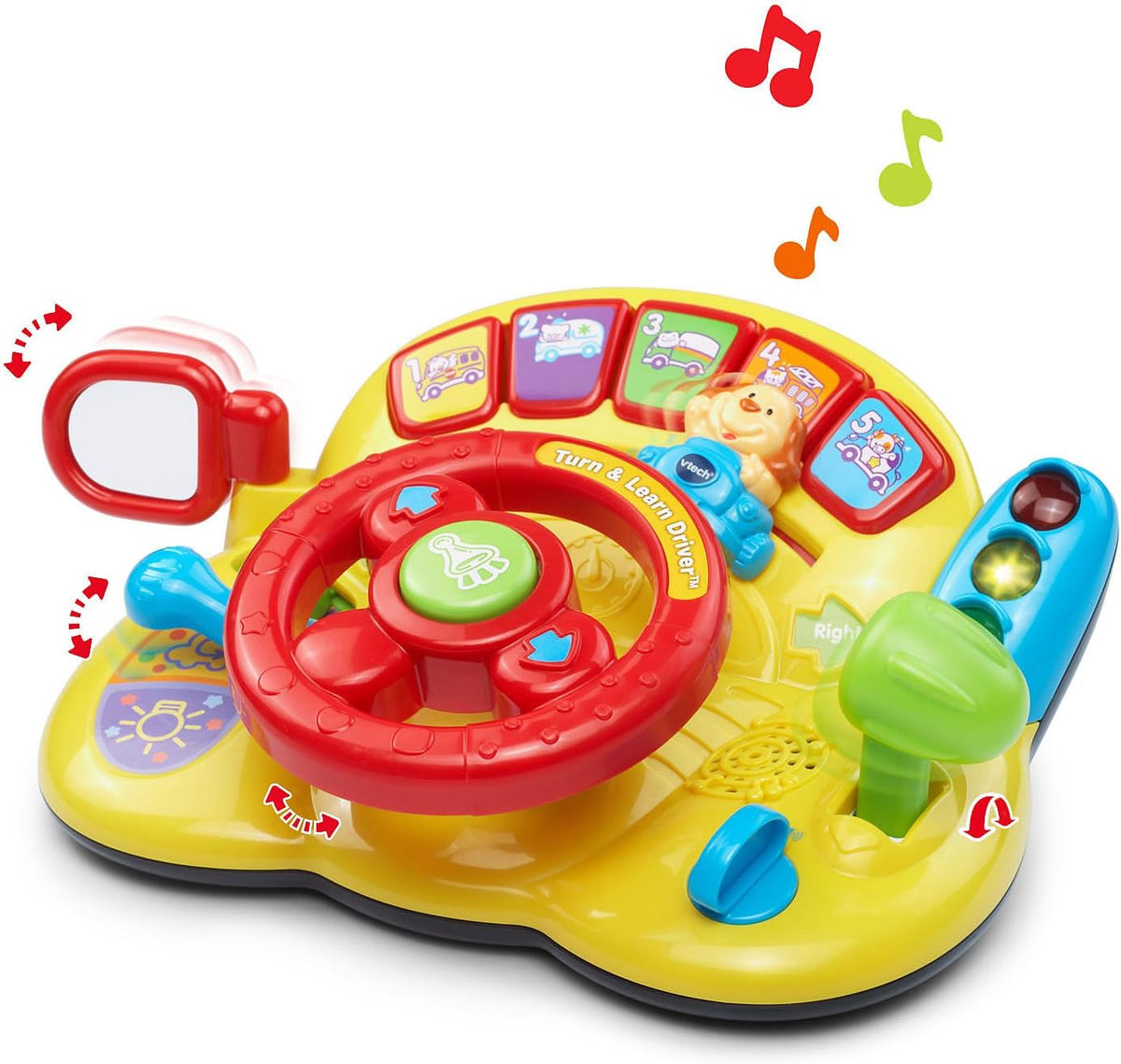 VTech Gira y aprende conductor, amarillo