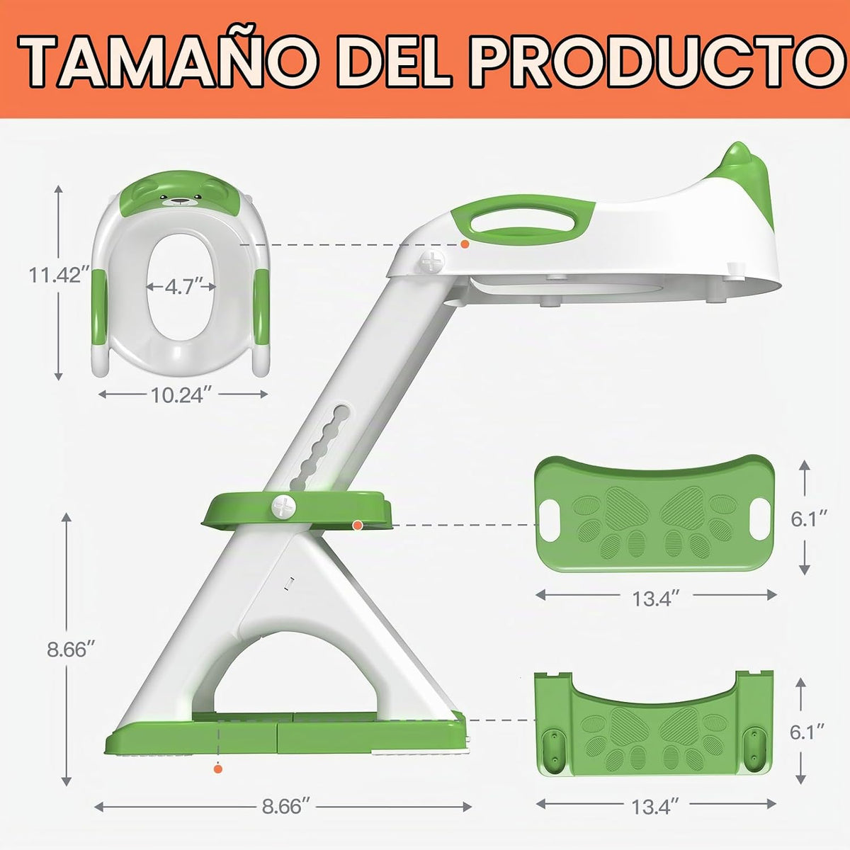 Inodoro de entrenamiento para ir al baño para niños pequeños, asien...