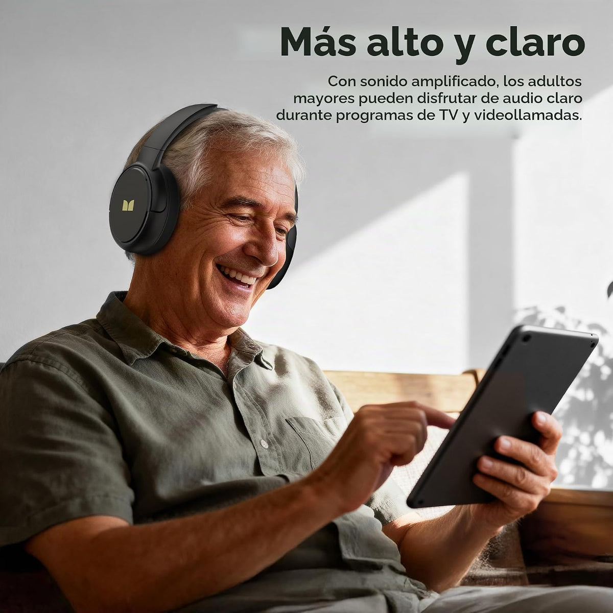 Monster TVlink 300 Auriculares inalámbricos para TV Bluetooth 5.3 N...