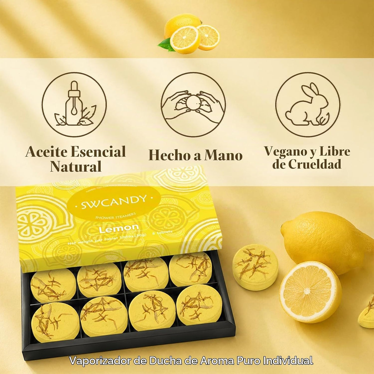 SWCANDY - Vaporizadores de ducha de aromaterapia, regalos de cumple...