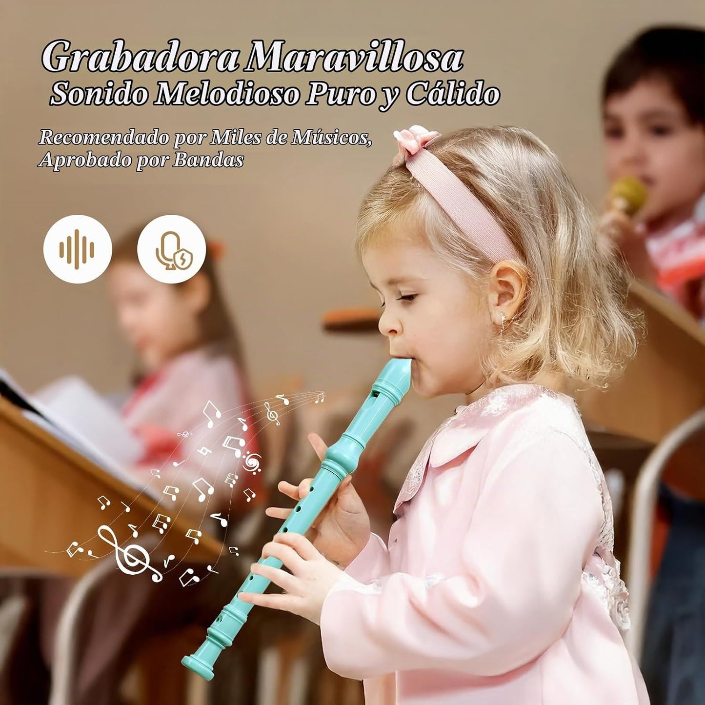 Yop-yes Instrumento Recorder para Principiantes Niños Adultos, Reco...