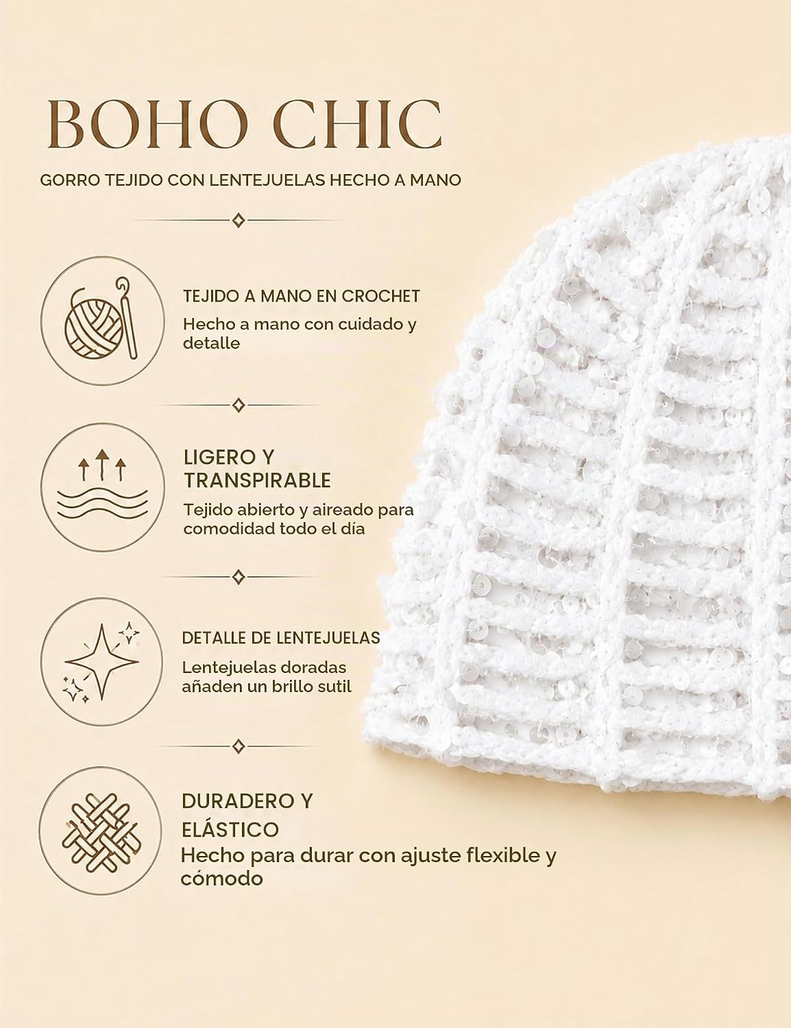 IcthyoStride Sombrero de fiesta para mujer, tocado de lentejuelas,...