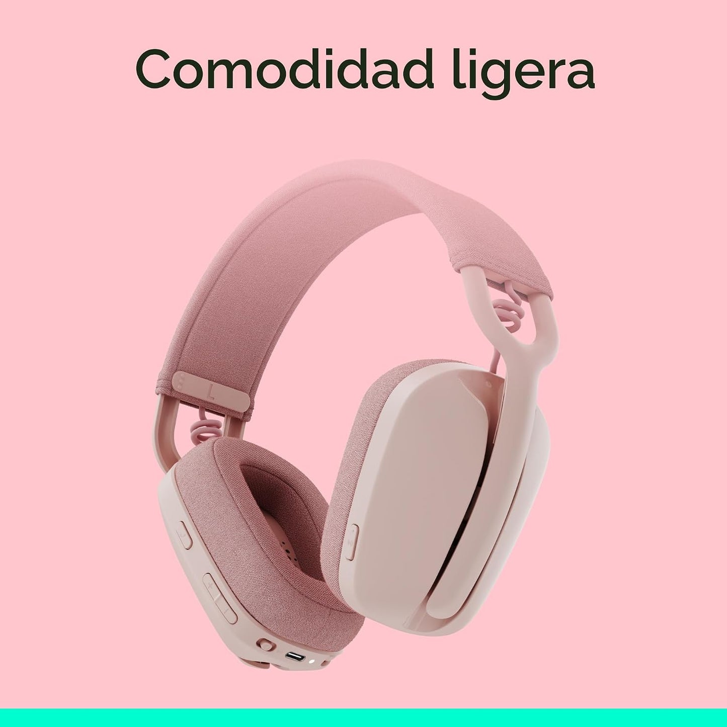 Logitech Zone Vibe 100 Auriculares inalámbricos ligeros sobre la or...