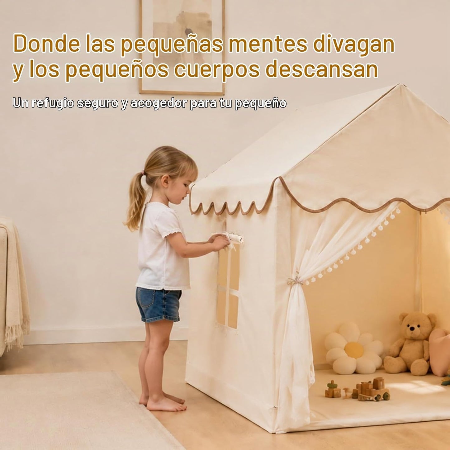 Tienda de juegos para niños Casa de juegos interior, tienda de camp...