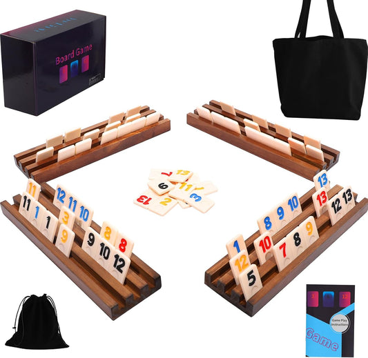 Wahartoly Rummy Cube Game Original - Juego de Cubos Rummy para 2-4...