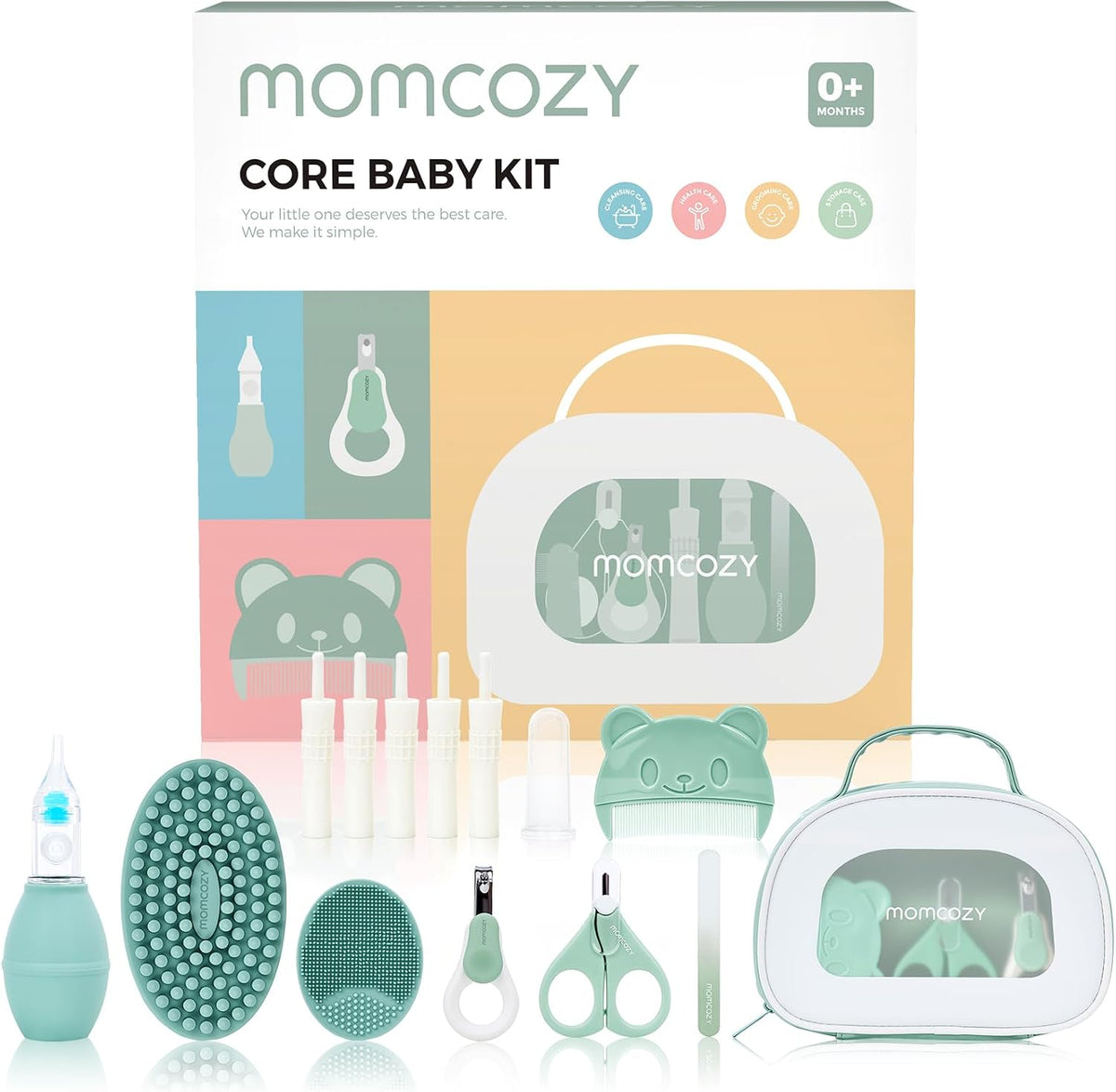 Momcozy Kit Básico para Bebé, Baby Shower y Registro Esencial Kit p...