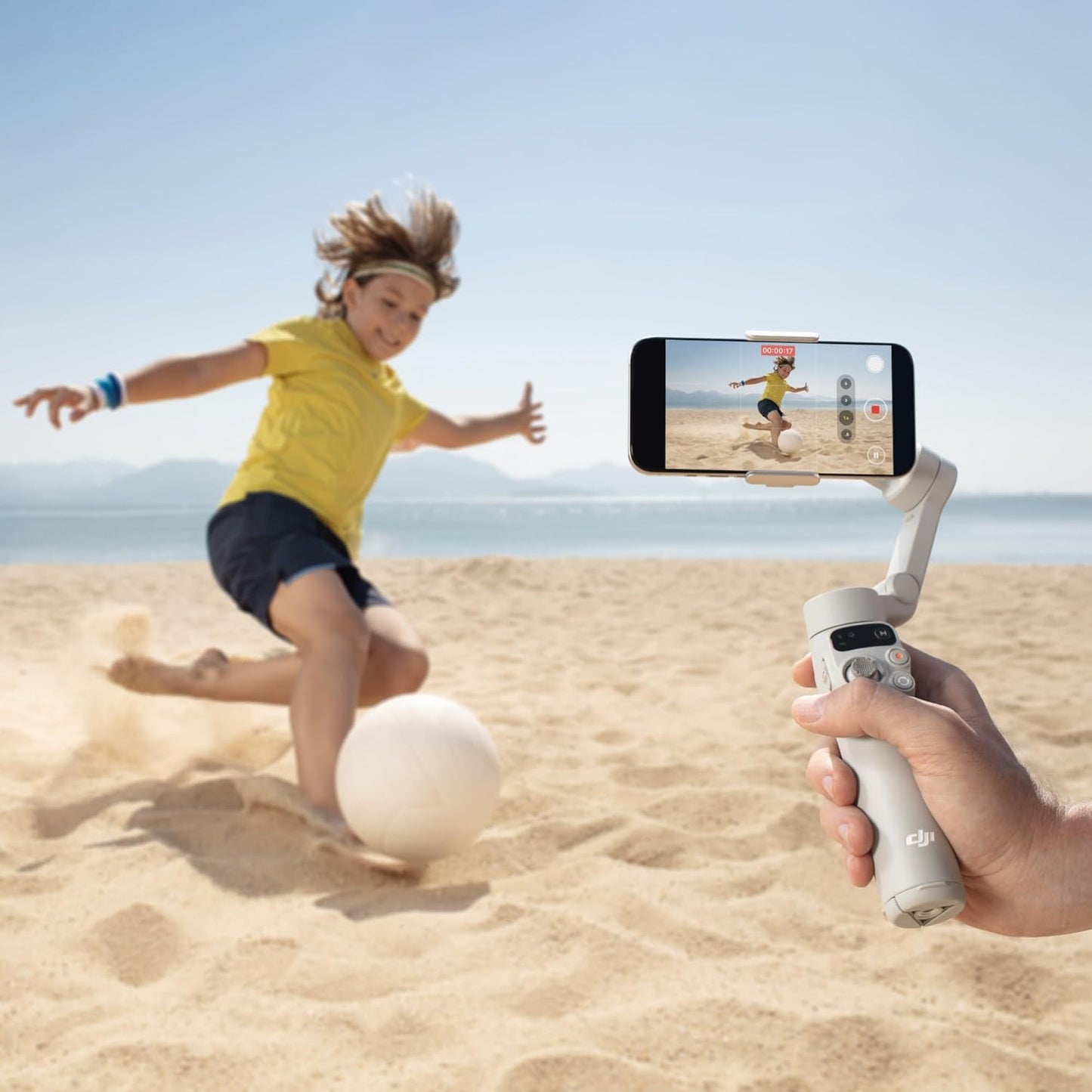 DJI Osmo Mobile 7 Estabilizador de cardán para iPhone, Android, trí...