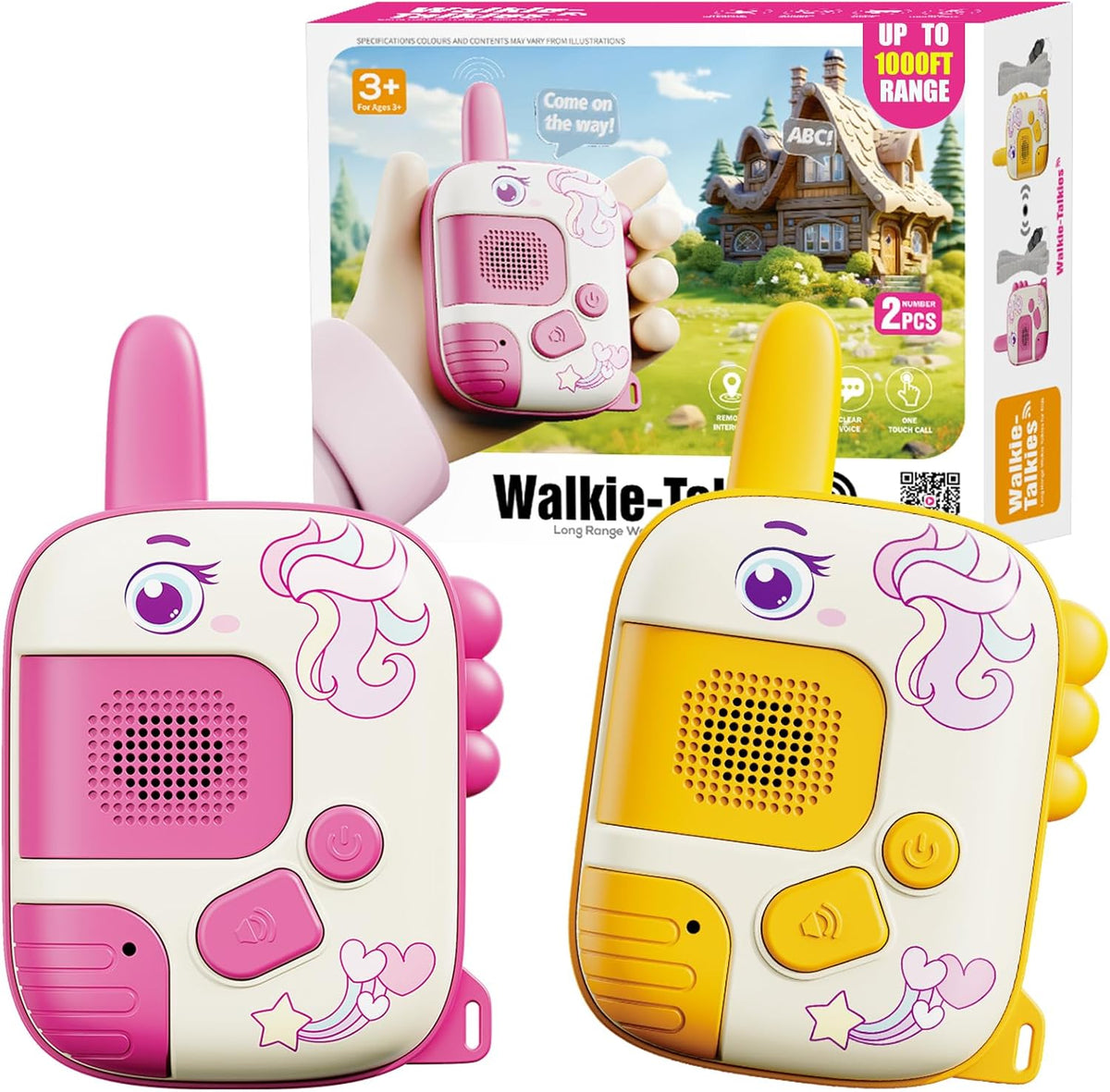 Walkie Talkies - Juguetes para niñas: juguetes de unicornio, paquet...