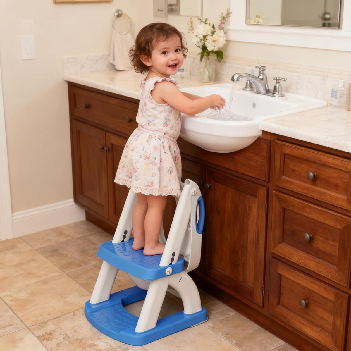 Inodoro de entrenamiento para ir al baño para niños pequeños, asien...
