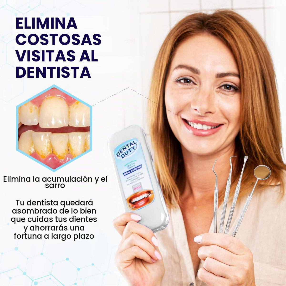 Dental Duty Herramientas Dentales, Raspador Dental para Herramienta...