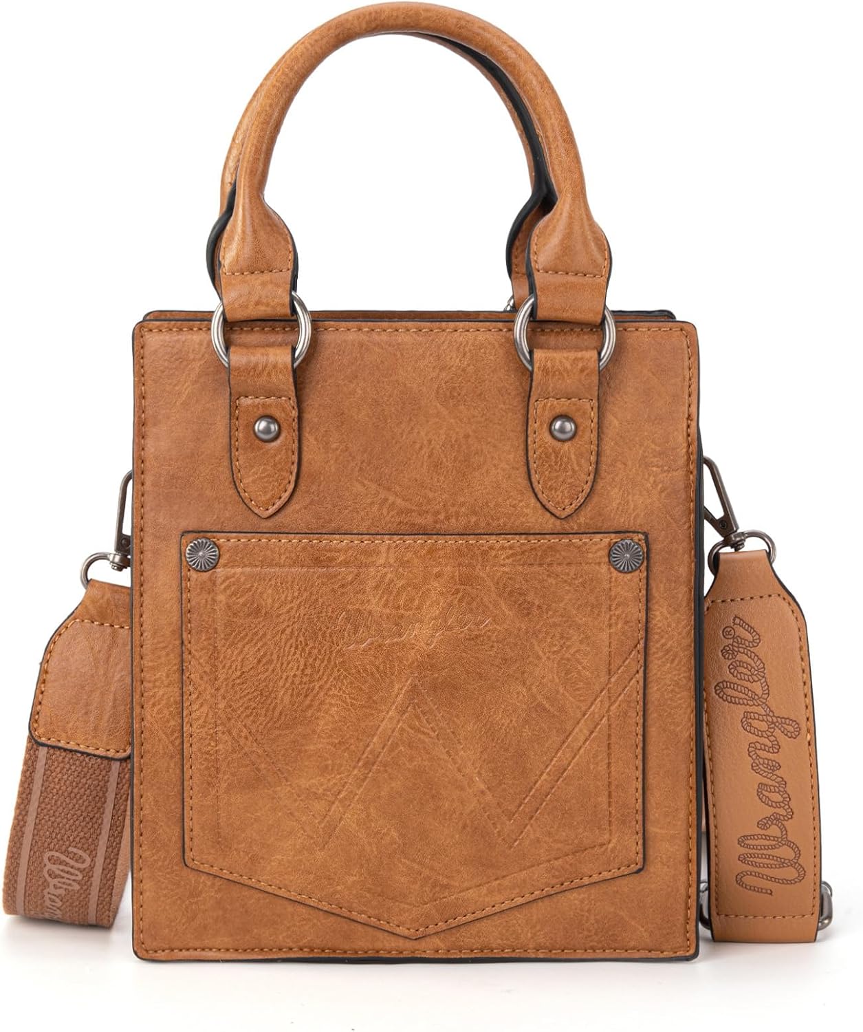 Wrangler Bolso Cruzado en Relieve para Mujer con Asa Superior, Bols...