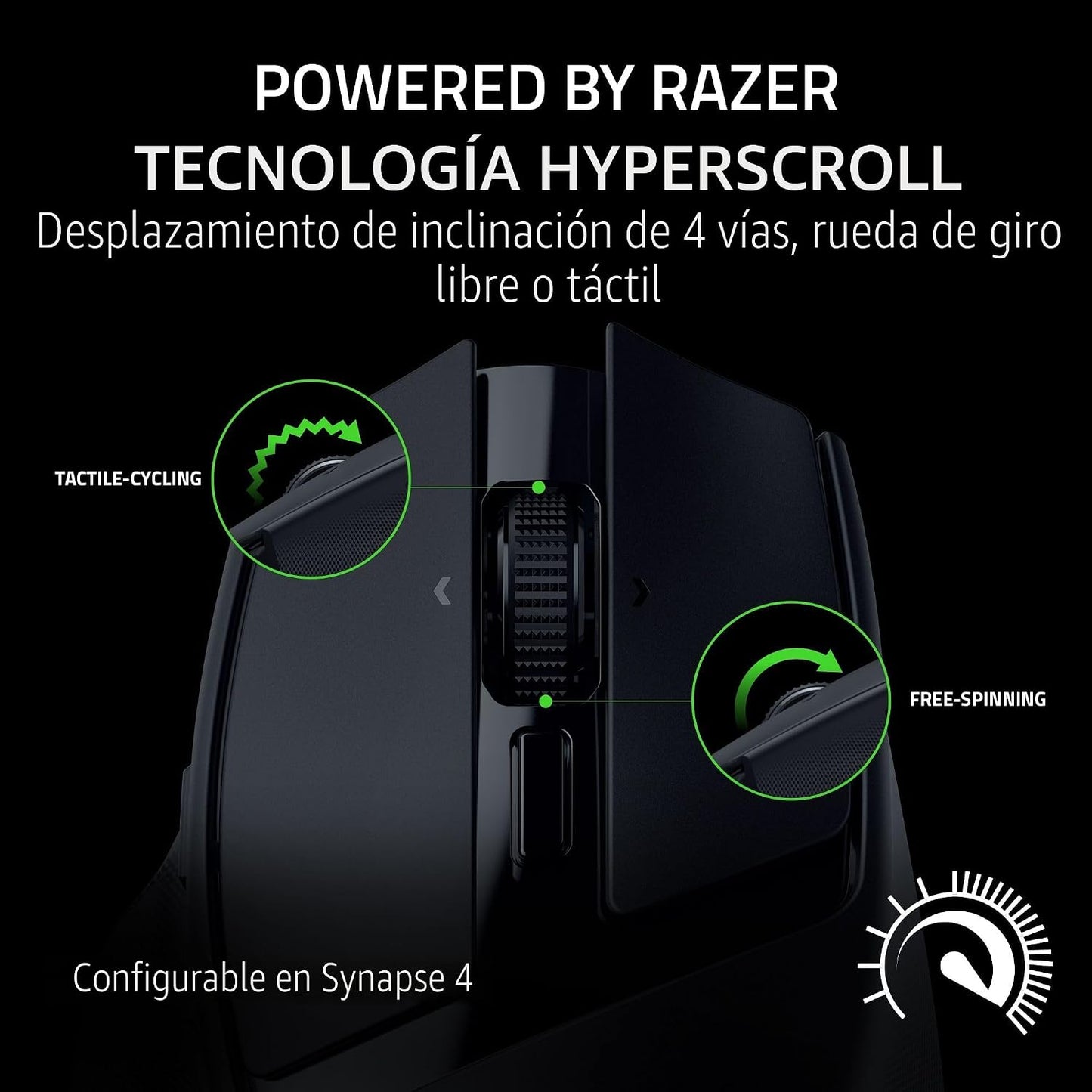 Razer Basilisk Mobile Portátil Ergonómico Ratón Inalámbrico para Ga...