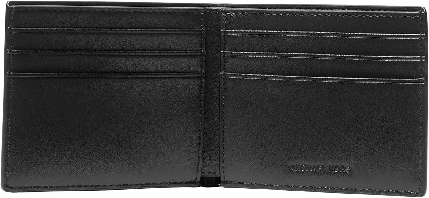 Michael Kors Malone Billetera delgada de dos pliegues y llavero, co...