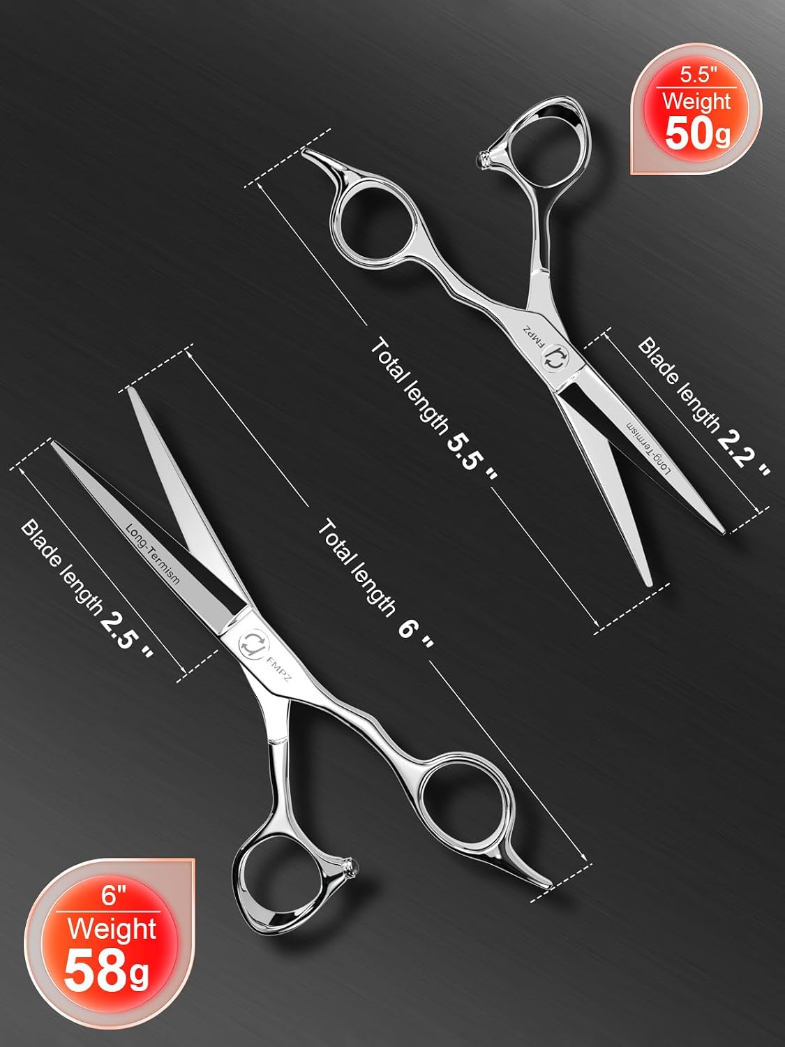 Tijeras de Corte de Cabello Profesionales, Tijeras de Peluquería de...